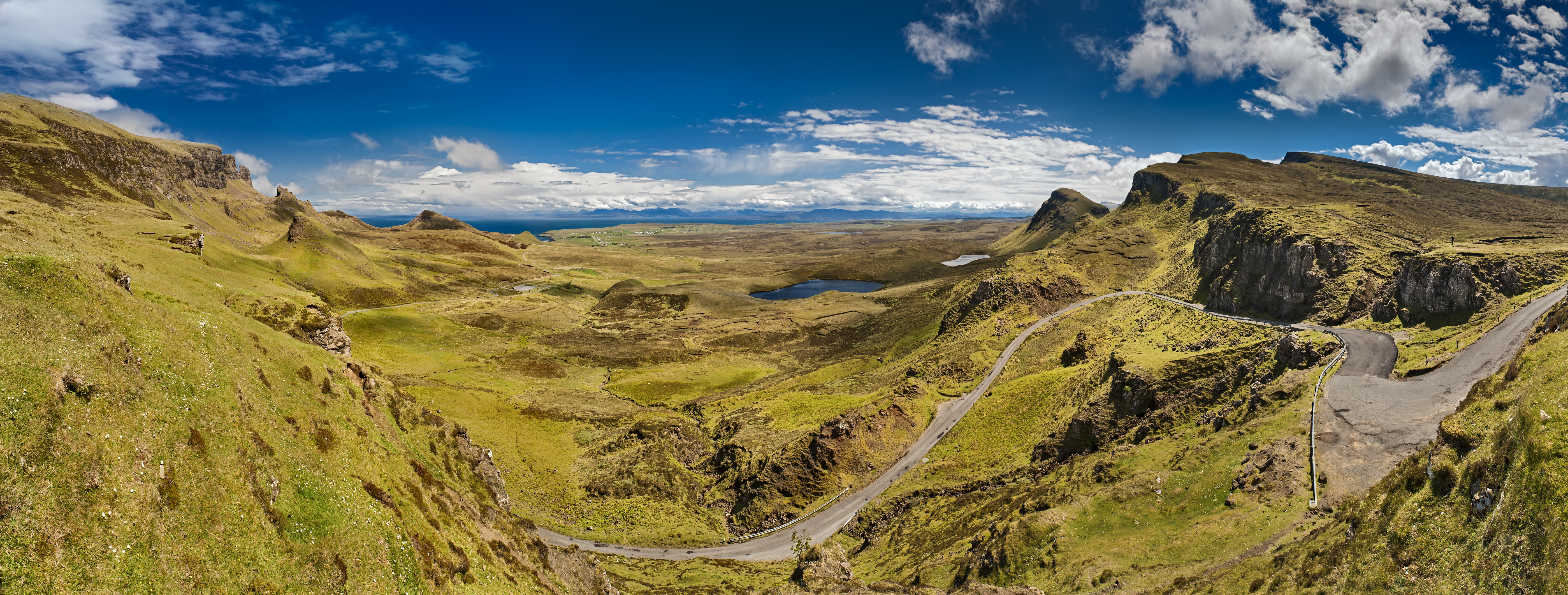 A panorama of the Isle of Skye